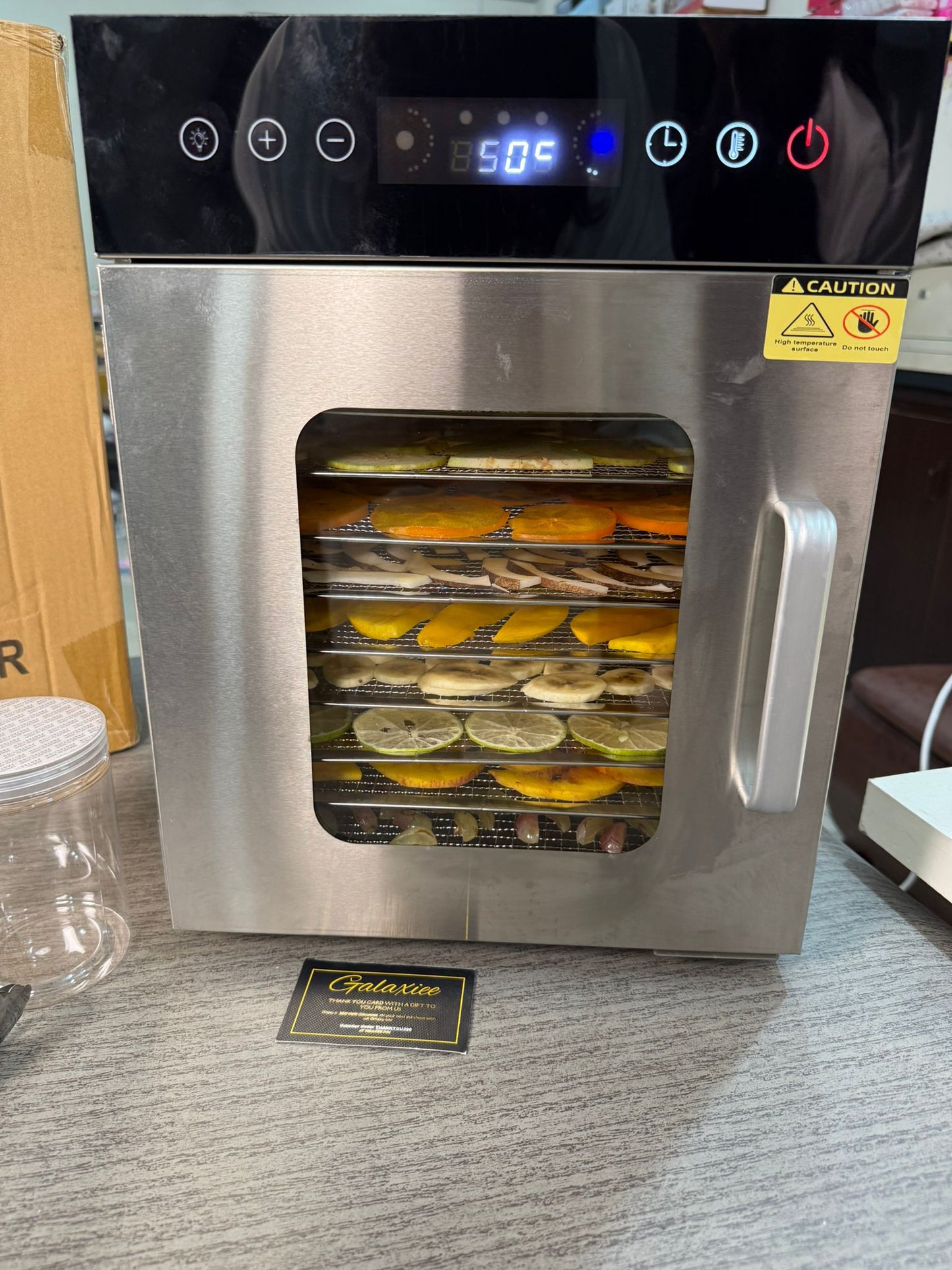 Premium Stainless Steel Food Dehydrator – 10 Trays