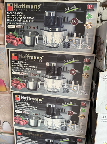 Hoffmans HM-8849 10-in-1 Food Processor