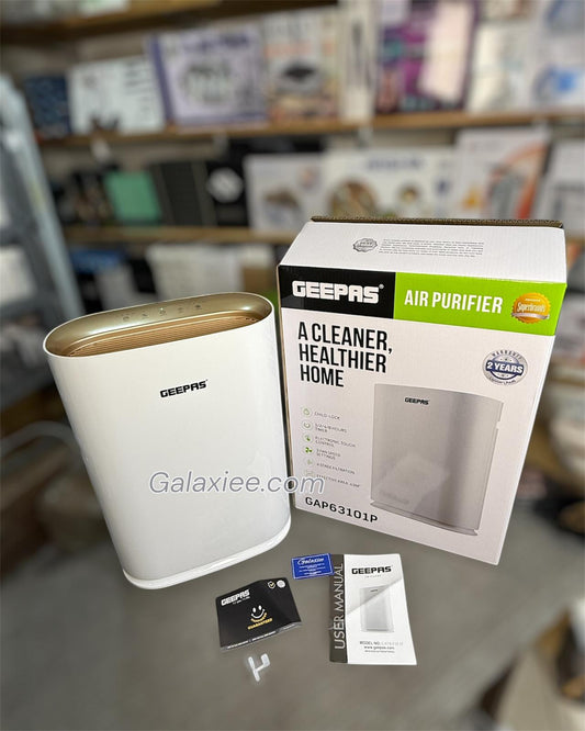 Geepas Air Purifier & Cleaner GAP63101P | 4-Stage Filtration, True HEPA H13 – For Homes up to 40 m²