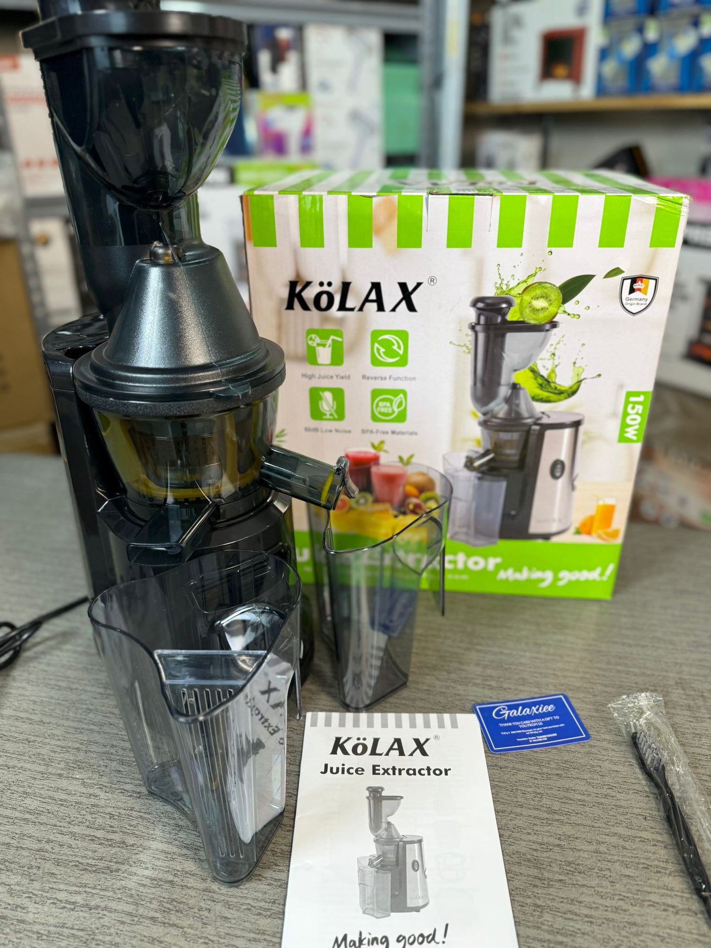 Kolax 4-in-1 Food Processor – German Lot | Juicer • Blender • Chopper • Grinder