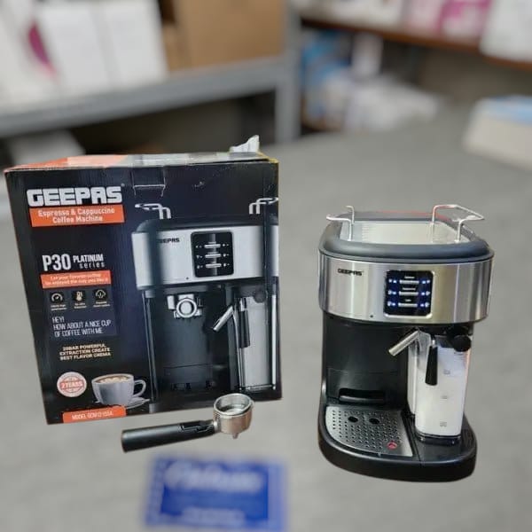 Geepas Espresso & Coffee Maker Machine (2 years Warranty)