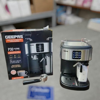Geepas Espresso & Coffee Maker Machine (2 years Warranty)