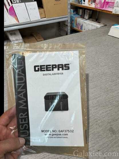 Geepas Digital 11L Air Fryer – Dual Zone, Oil-Free Cooking with Separator