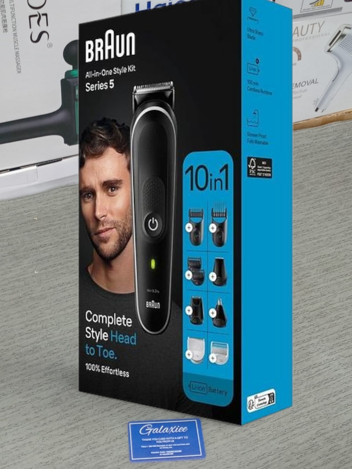 All-In-One Style Kit Series 5 MGK5440, 10-in-1 Kit For Beard, Hair, Manscaping & More