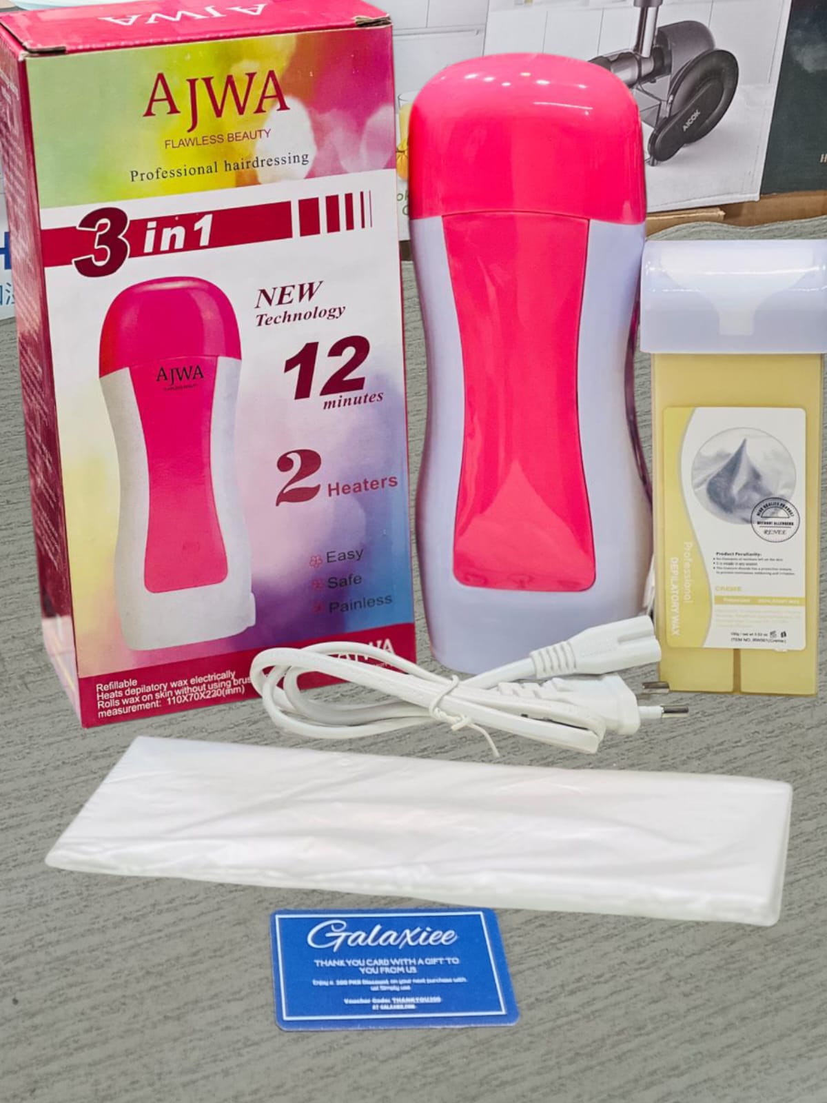 3-in-1 Depilatory Wax Heater – Full-Body Hair Removal