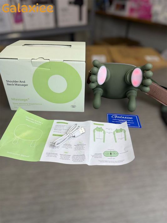 Shoulder & Neck Massager with Heat – Rechargeable Stress and Deep Tissue Pain Relief