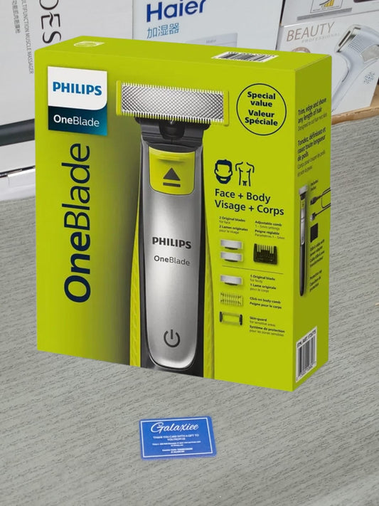 Philips OneBlade Face + Body Shaver QP2834/60 – Trims, Edges & Shaves Any Length