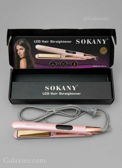 Sokany HS-976 LCD Hair Straightener – Variable Temperature Control