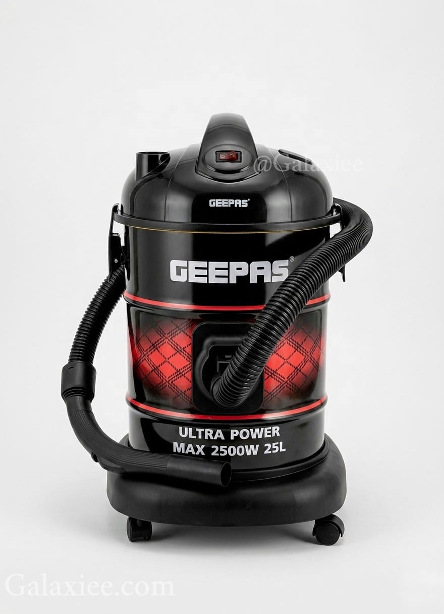 Geepas GVC19064P Drum Vacuum Cleaner 2500W High Power | Galaxiee