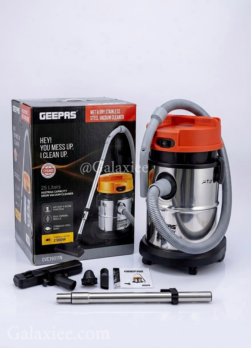 Geepas GVC19011N Wet & Dry Vacuum Cleaner 2300W | Galaxiee