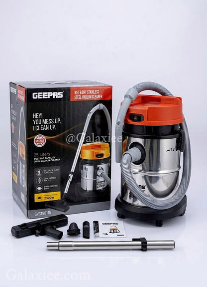 Geepas GVC19011N Wet & Dry Vacuum Cleaner 2300W | Galaxiee