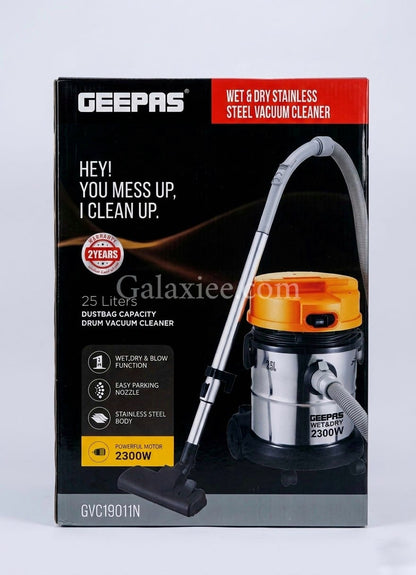 Geepas GVC19011N Wet & Dry Vacuum Cleaner 2300W | Galaxiee