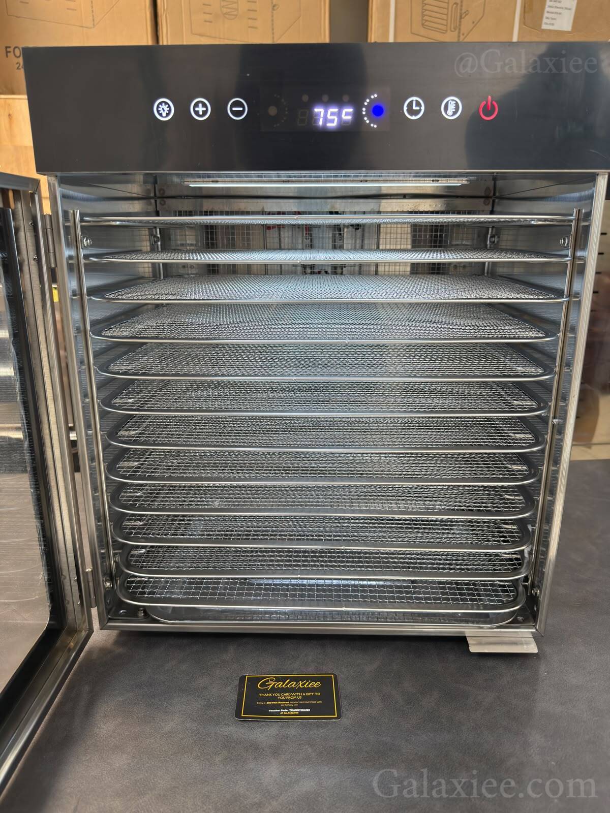 Commercial Food Dehydrator Machine – 8, 10, 12, 16, 20, 24, 32, 48 & 80 Tray Stainless Steel Dryer