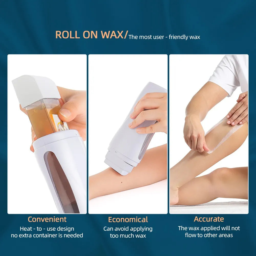 3-in-1 Depilatory Wax Heater – Full-Body Hair Removal