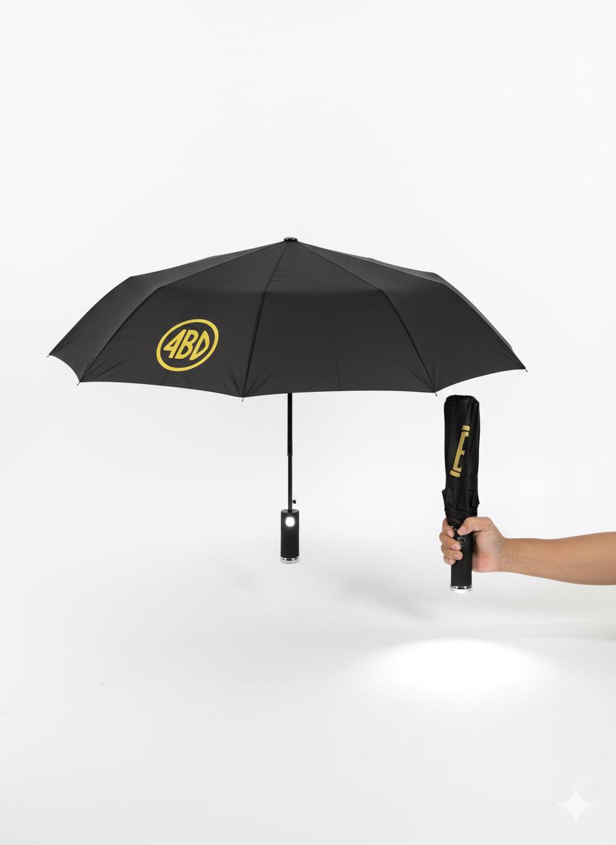 ABD Umbrella – Automatic Folding Umbrella with LED Light - Buy Online Pakistan | Galaxiee.com