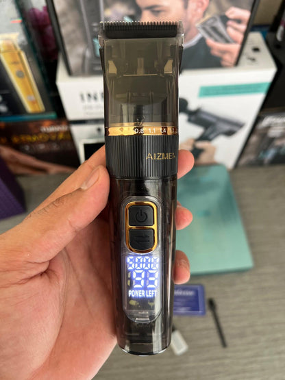 Aizmen Professional Hair Clipper – Digital Display & 3 Power Modes with Stainless Steel - Buy Online Pakistan | Galaxiee.com