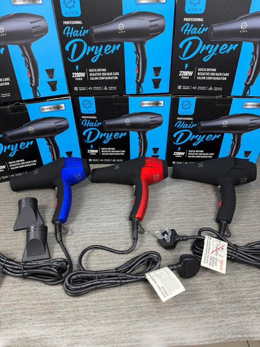 AJWA Professional Hair Dryer 2200W - Buy Online Pakistan | Galaxiee.com