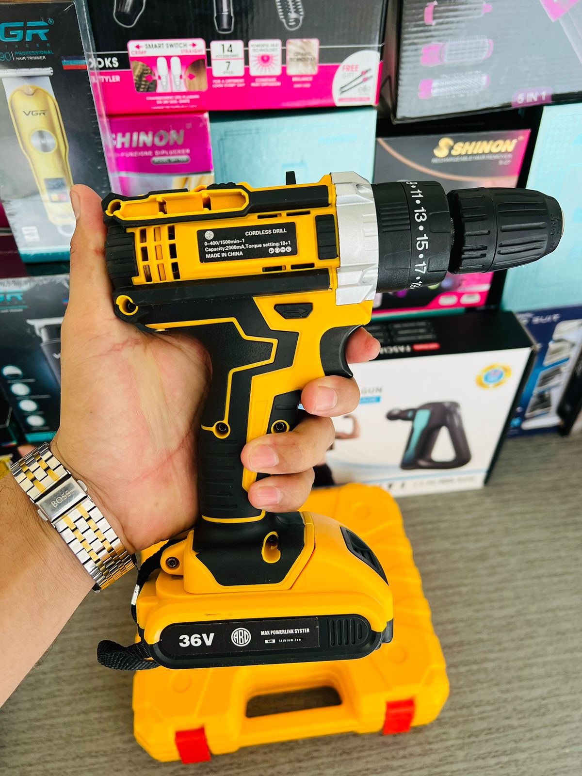 AMAZON LOT 36V ABD DRILL MACHINE AND SCREW DRIVER - Galaxiee.com