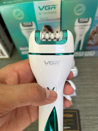 Amazon Lot Imported VGR Professional Epilator Set V-728 – 13 in 1 Cordless Hair Removal - Buy Online Pakistan | Galaxiee.com