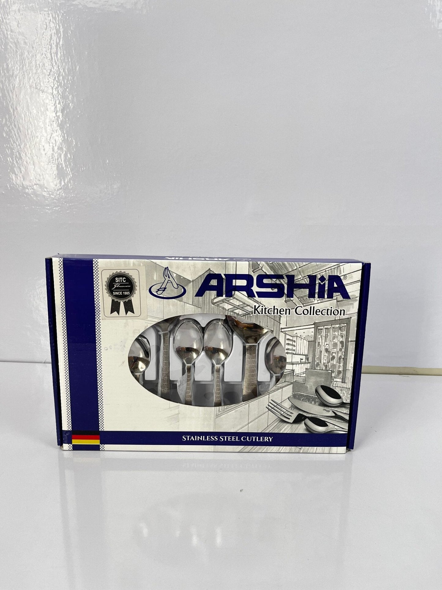 Arshia German Royal Gold Cutlery Set – 53 Pcs - Buy Online Pakistan | Galaxiee.com