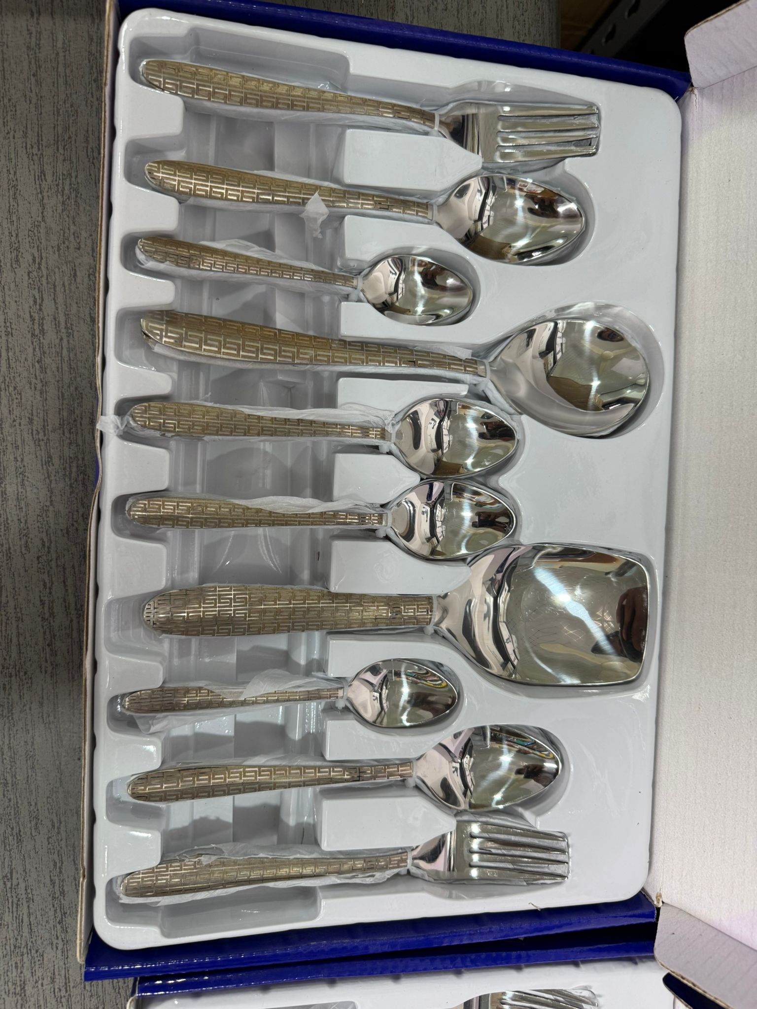 Arshia German Royal Gold Cutlery Set – 53 Pcs - Buy Online Pakistan | Galaxiee.com
