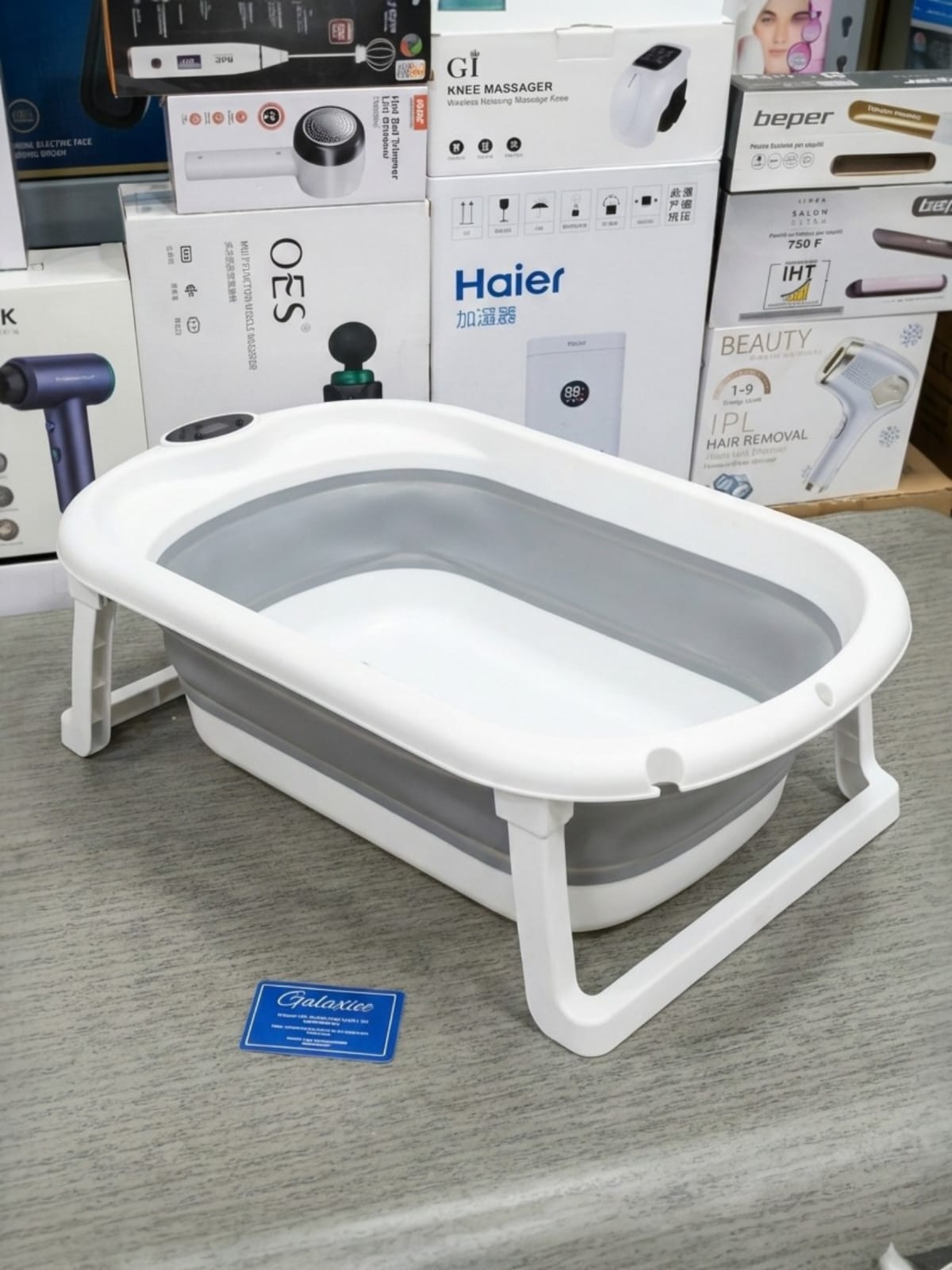 Baby Foldable Bathtub Set – Portable Baby Bath Tub with Bucket, Washbasin & Accessories - Buy Online Pakistan | Galaxiee.com