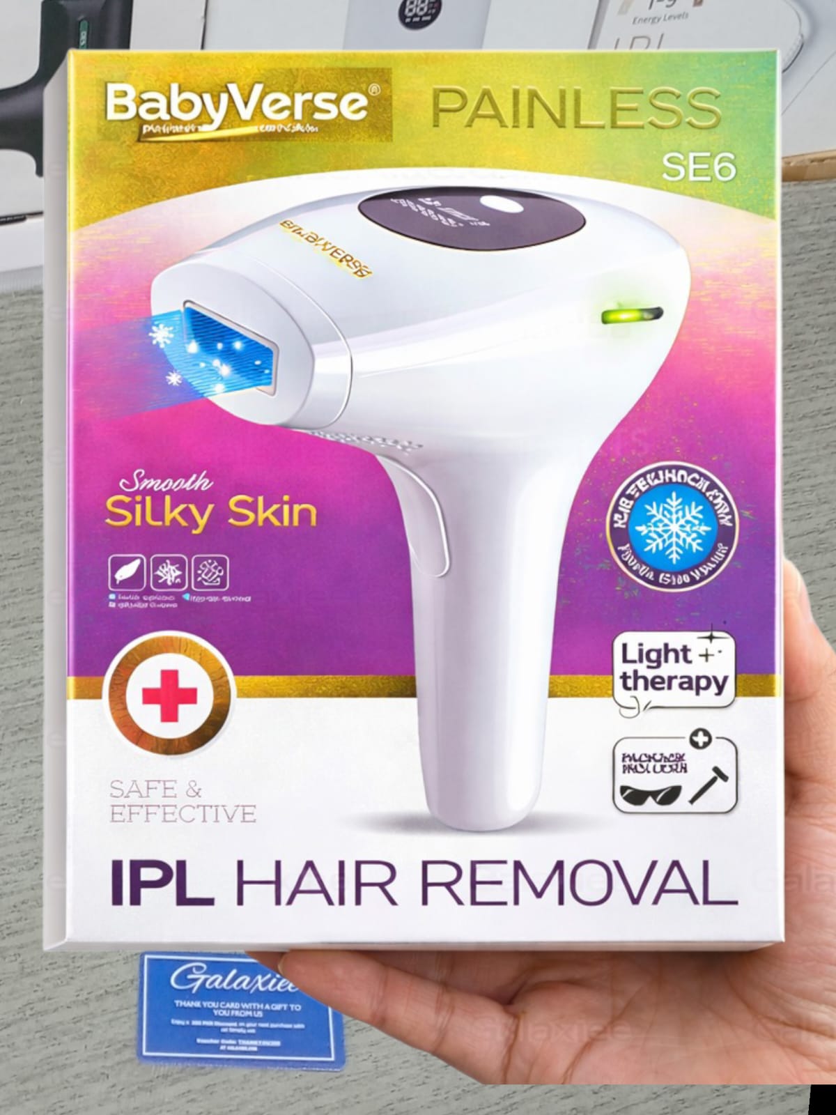 Babyverse professional IPL laser hair removal device - Pakistan | Galaxiee