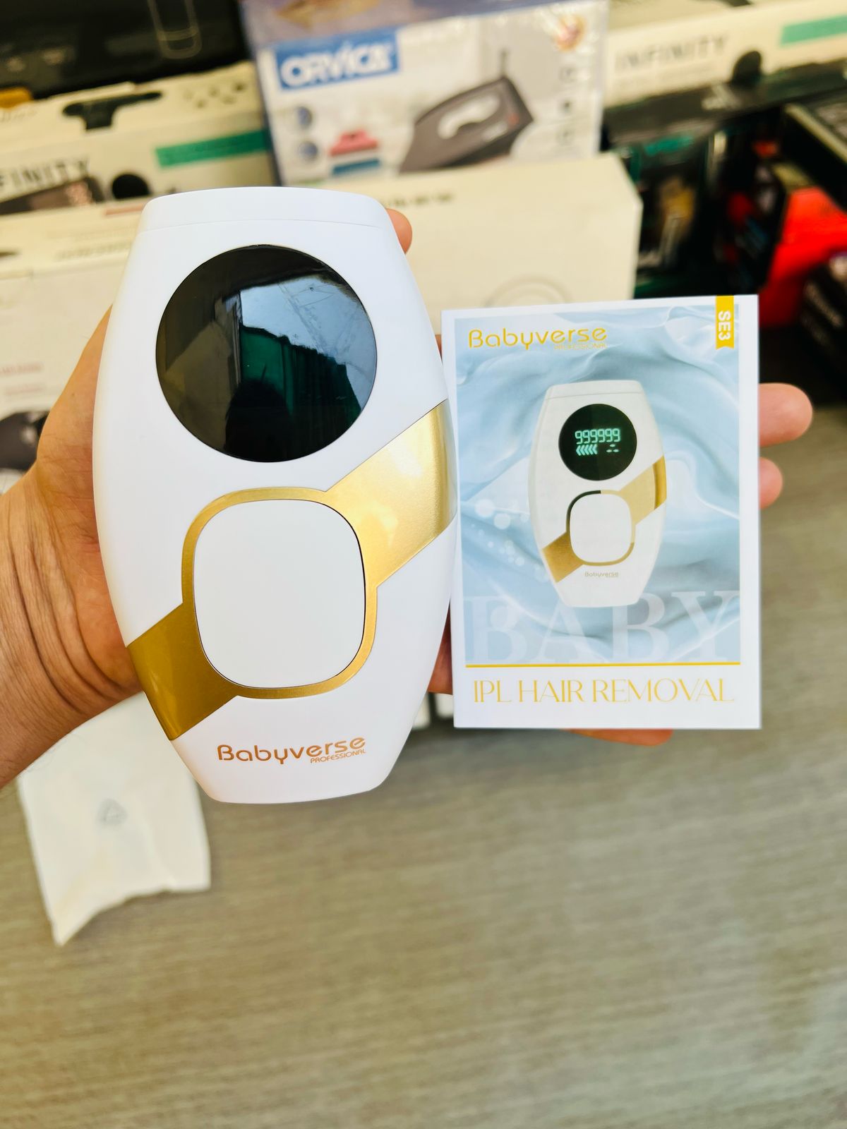 BabyVerse Professional IPL Laser Permanent Hair Removal - Galaxiee.comHair Removal