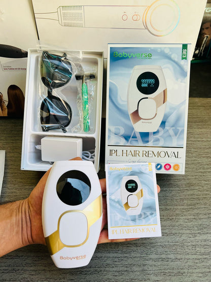 BabyVerse Professional IPL Laser Permanent Hair Removal - Galaxiee.comHair Removal