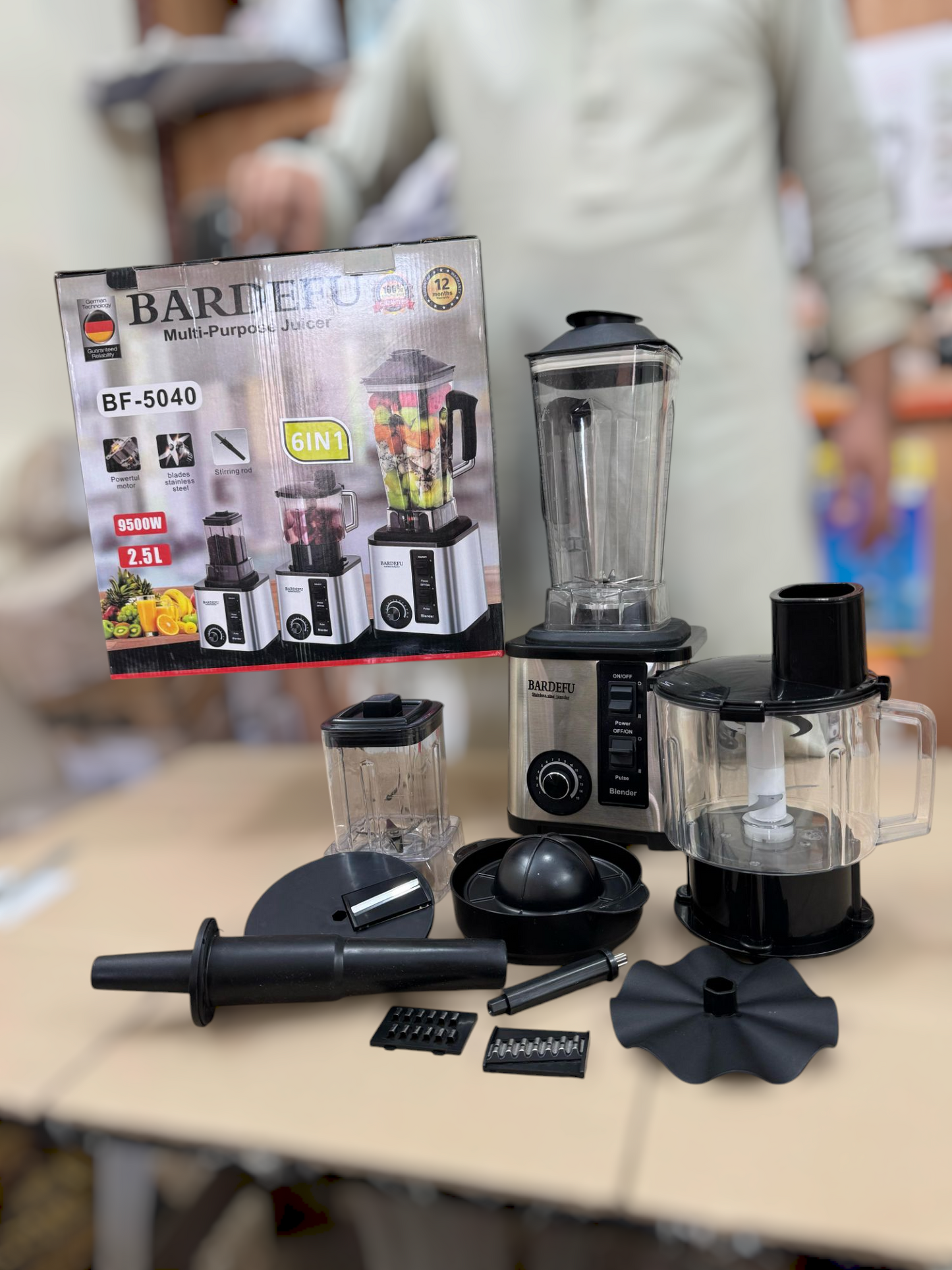 BARDEFU Germany 6 in 1 blender set - Buy Online Pakistan | Galaxiee.com