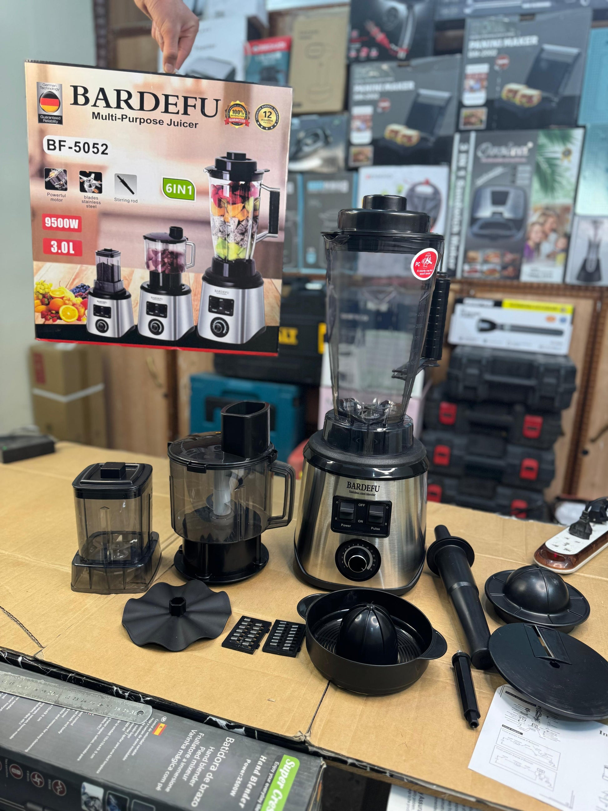 BARDEFU Germany 6 in 1 blender set - Buy Online Pakistan | Galaxiee.com