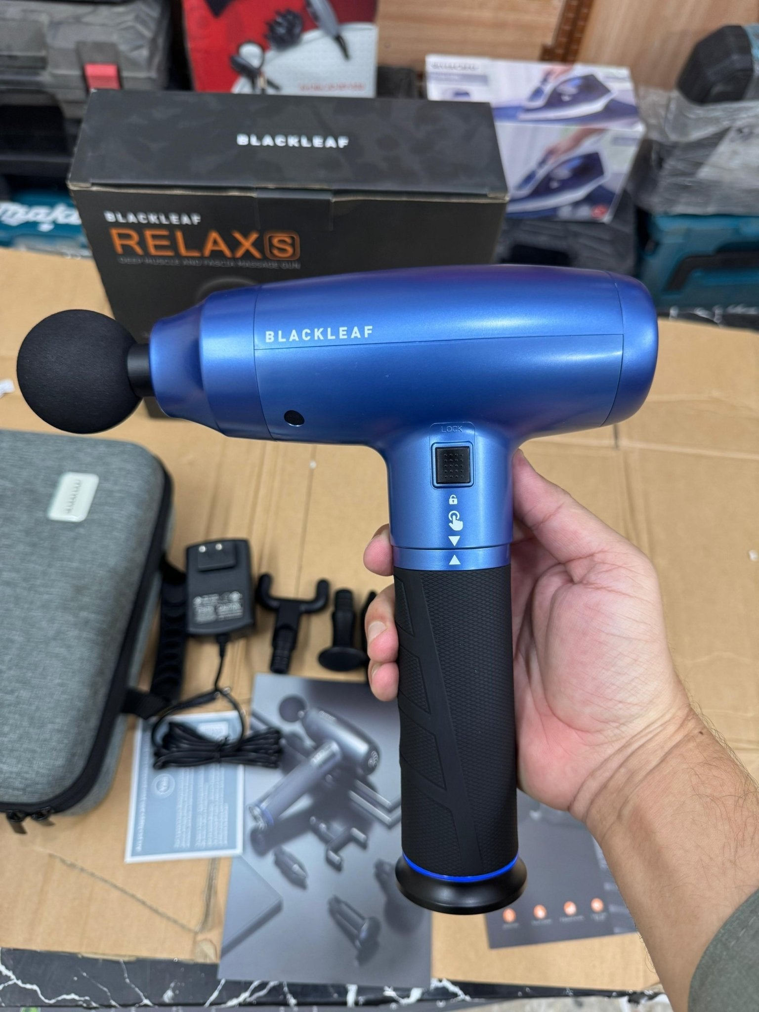 Blackleaf USA Massage Gun – Deep Tissue Percussion with Quiet, Rechargeable Power - Galaxiee.com