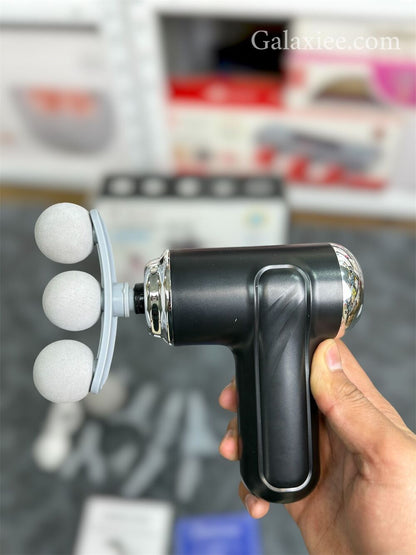 Blueidea BLD-130 Triple-Head Fascia Gun 9-in-1 Muscle Massager - Buy Online Pakistan | Galaxiee.com