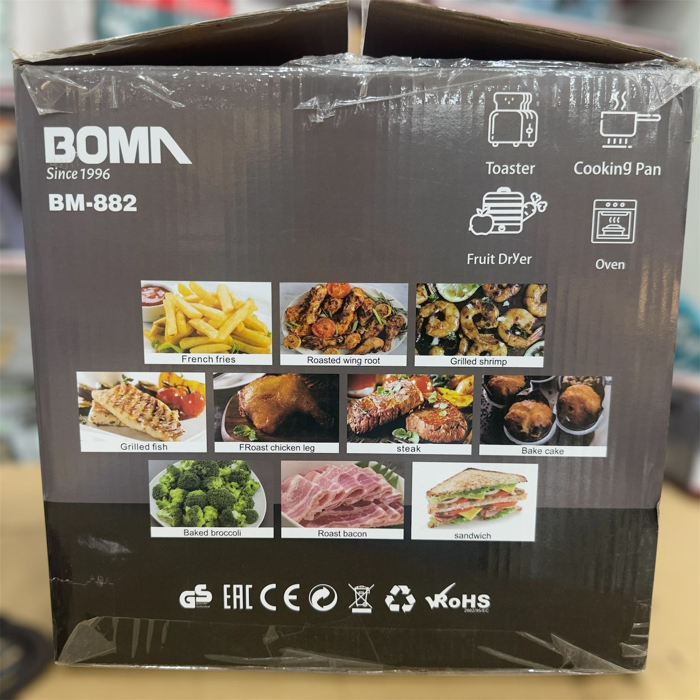 Boma Double Door 10L Digital Air Fryer BM-882 - Buy Online Pakistan | Galaxiee.com