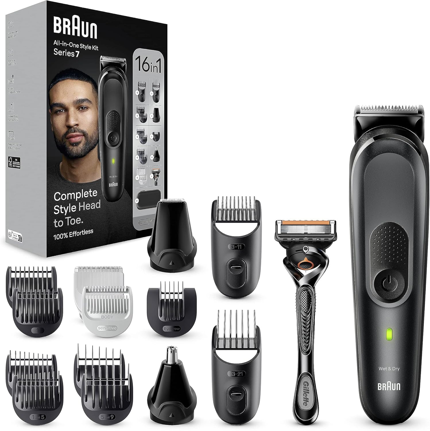 Braun All-in-One Style Kit Series 7 (17-in-1 Grooming Kit) - Buy Online Pakistan | Galaxiee.com