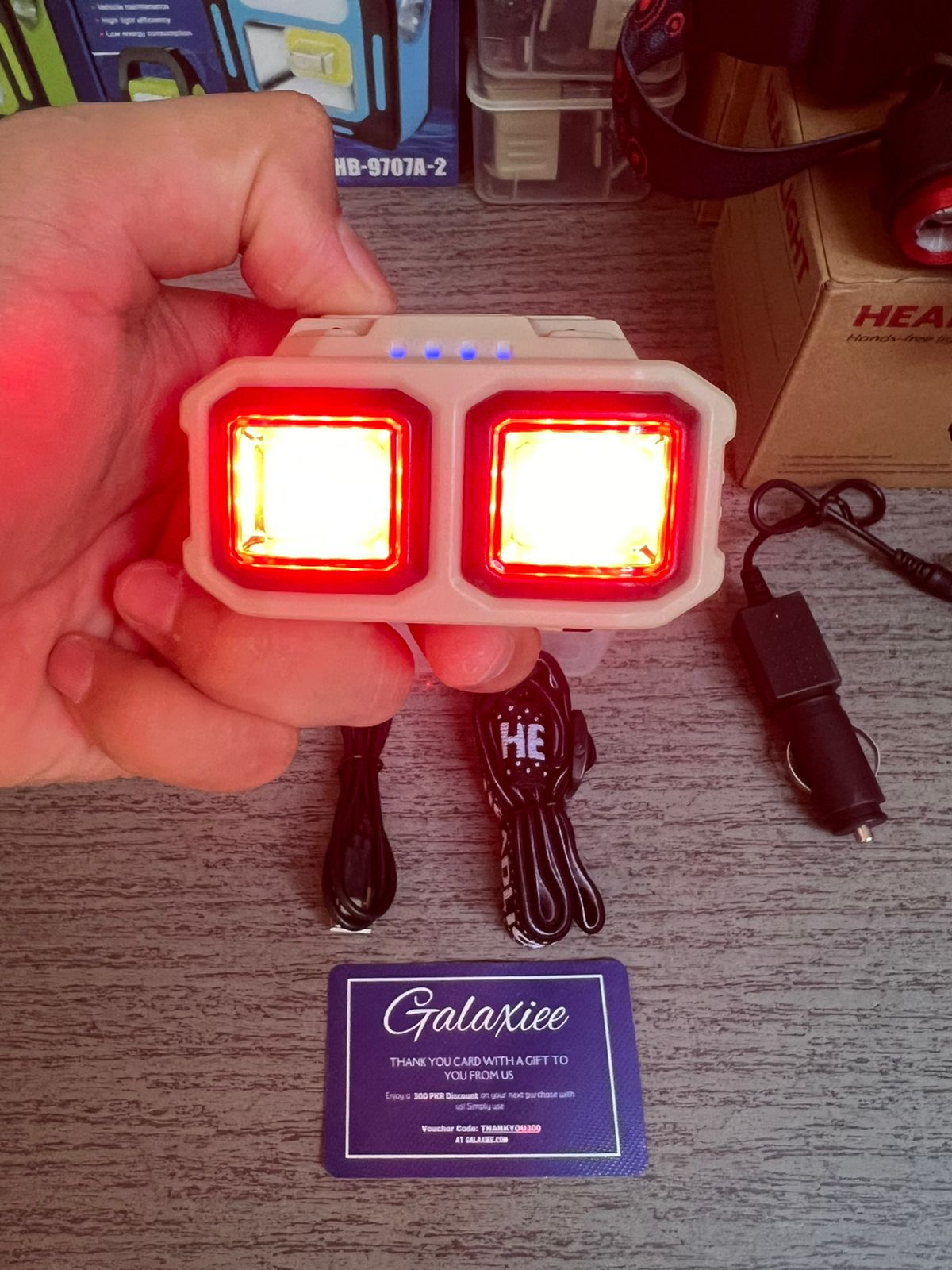 Bright Rechargeable LED Headlight - Buy Online Pakistan | Galaxiee.com