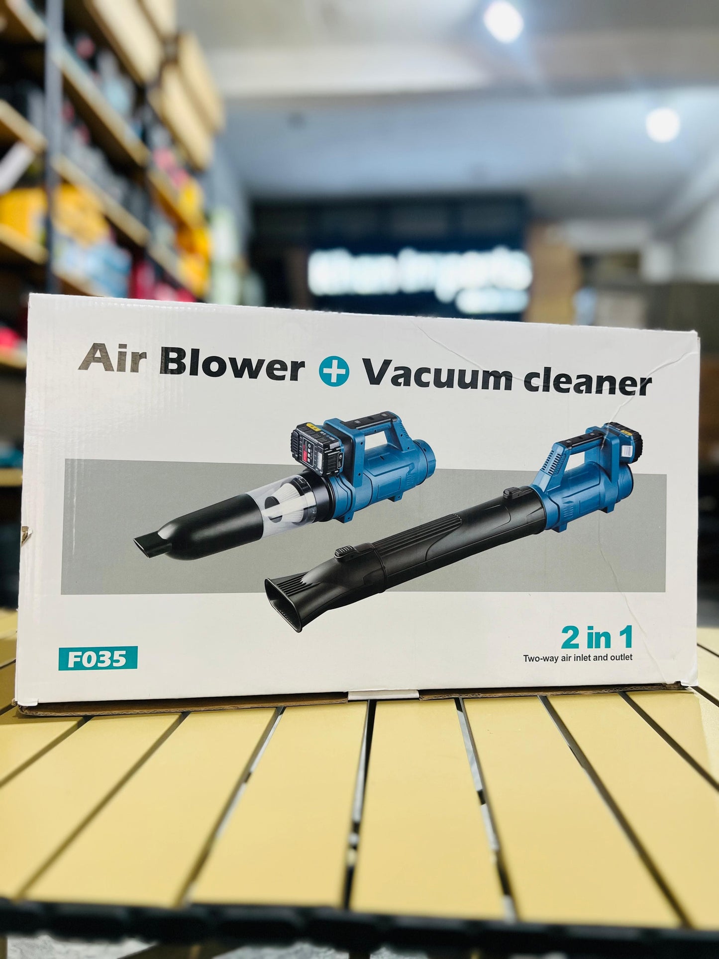 Cordless Air Blower & Vacuum Cleaner F035 (2-in-1)