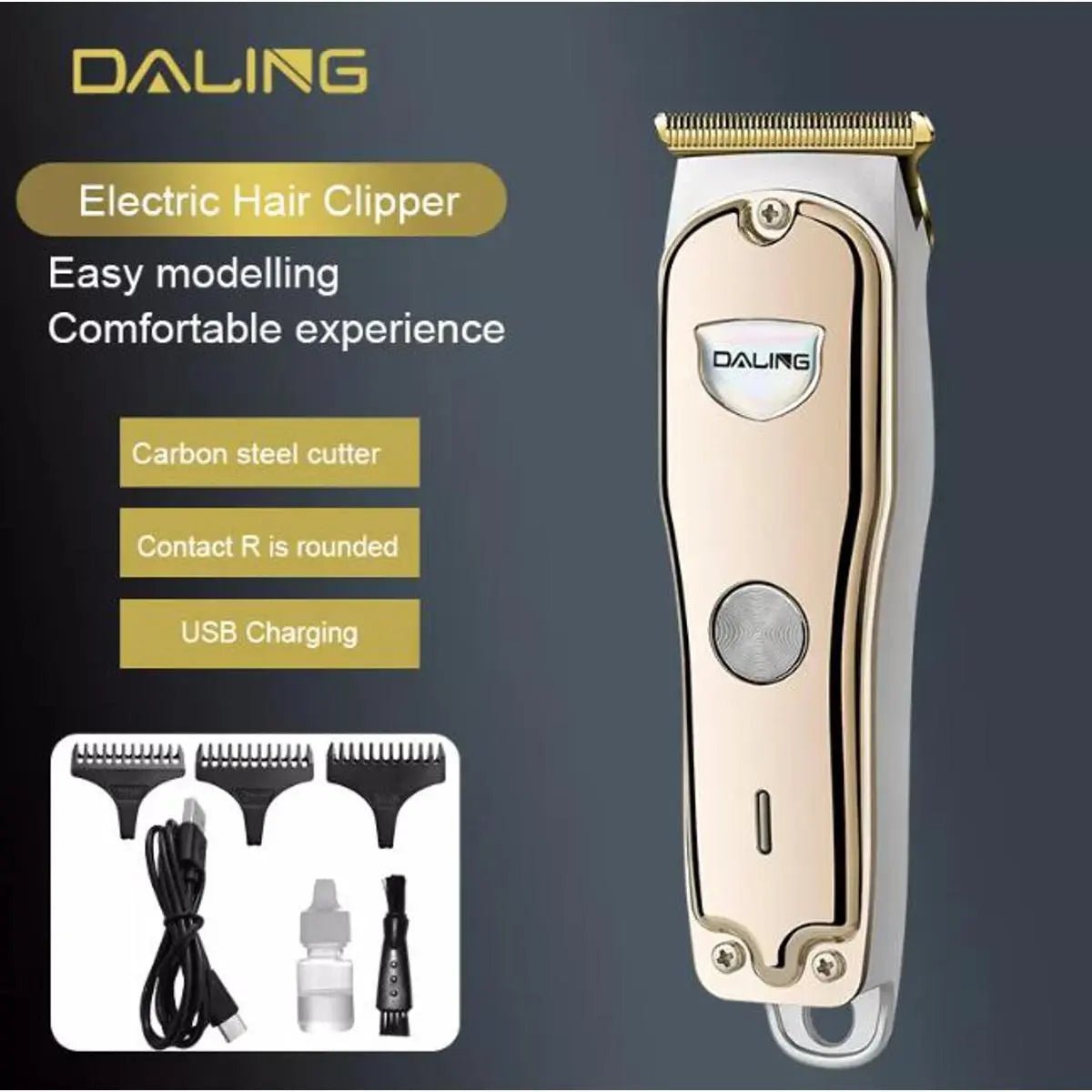 DALING 1515 Professional Electric Hair Trimmer - Galaxiee.com