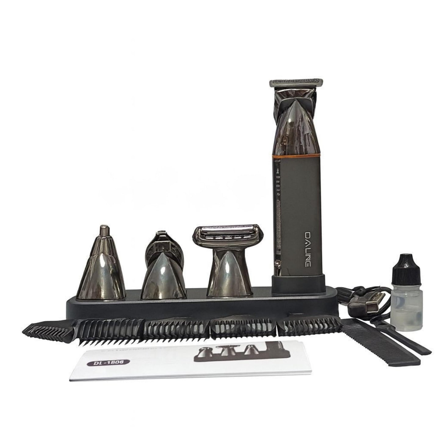 Daling DL-1806 9-in-1 Rechargeable Men’s Grooming Kit | All-in-One Hair & Beard Trimmer