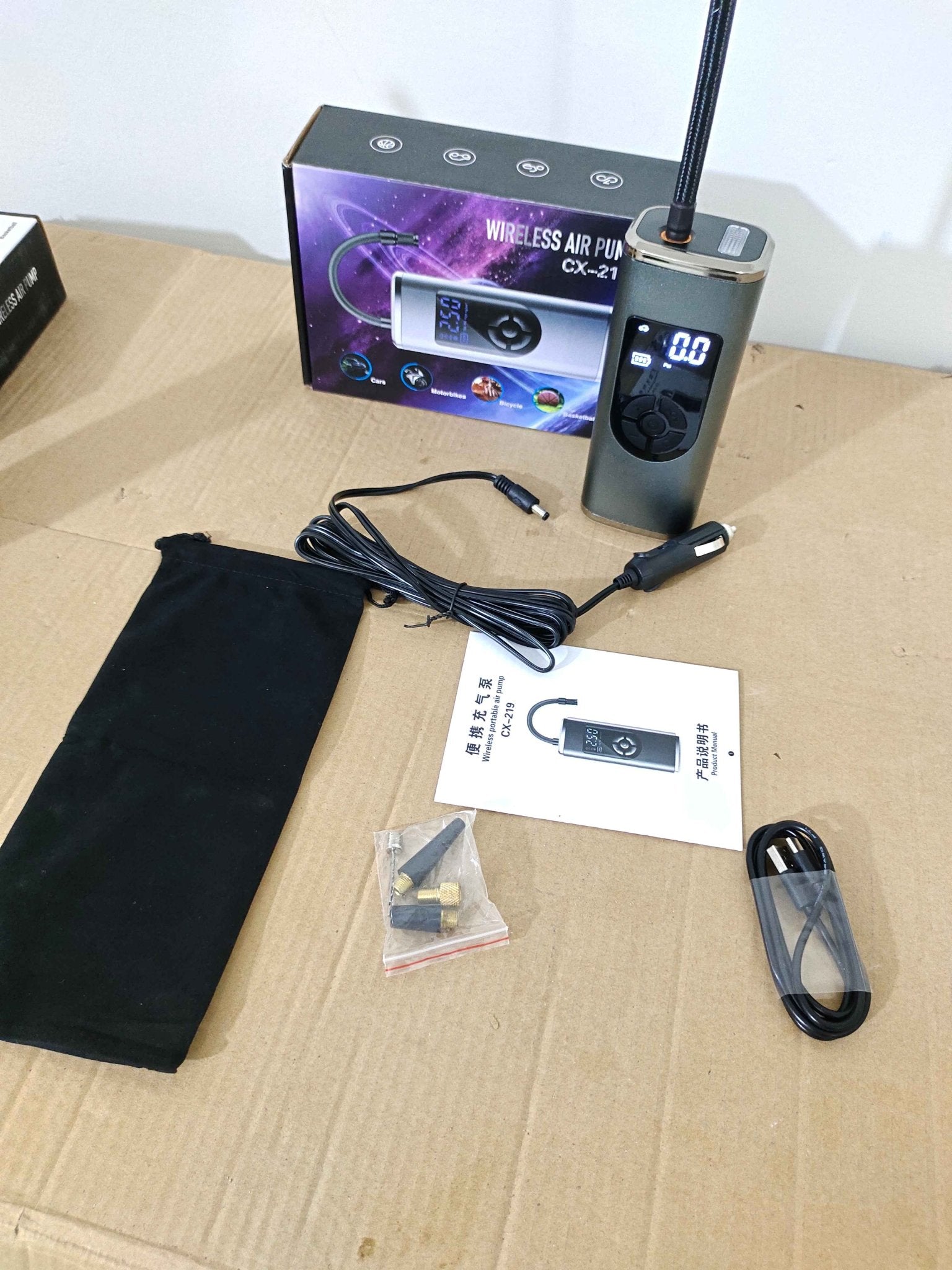 Digital Rechargeable Wireless Car Air Pump - Galaxiee.comair pump