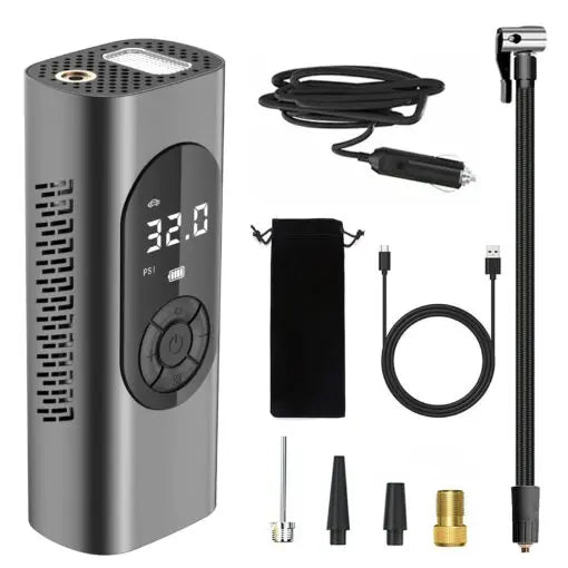 Digital Rechargeable Wireless Car Air Pump - Galaxiee.comair pump