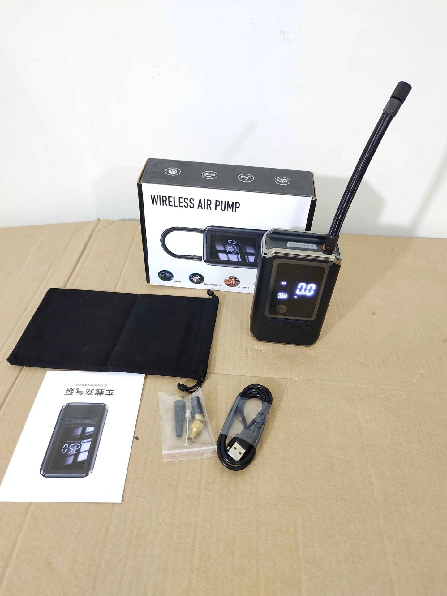 Digital Rechargeable Wireless Car Air Pump - Galaxiee.comair pump
