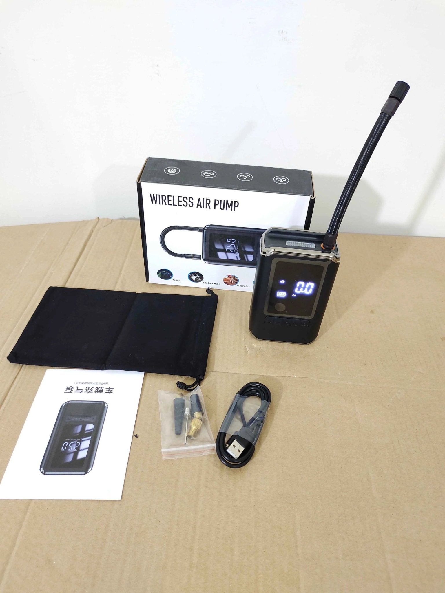 Digital Rechargeable Wireless Car Air Pump - Galaxiee.comair pump