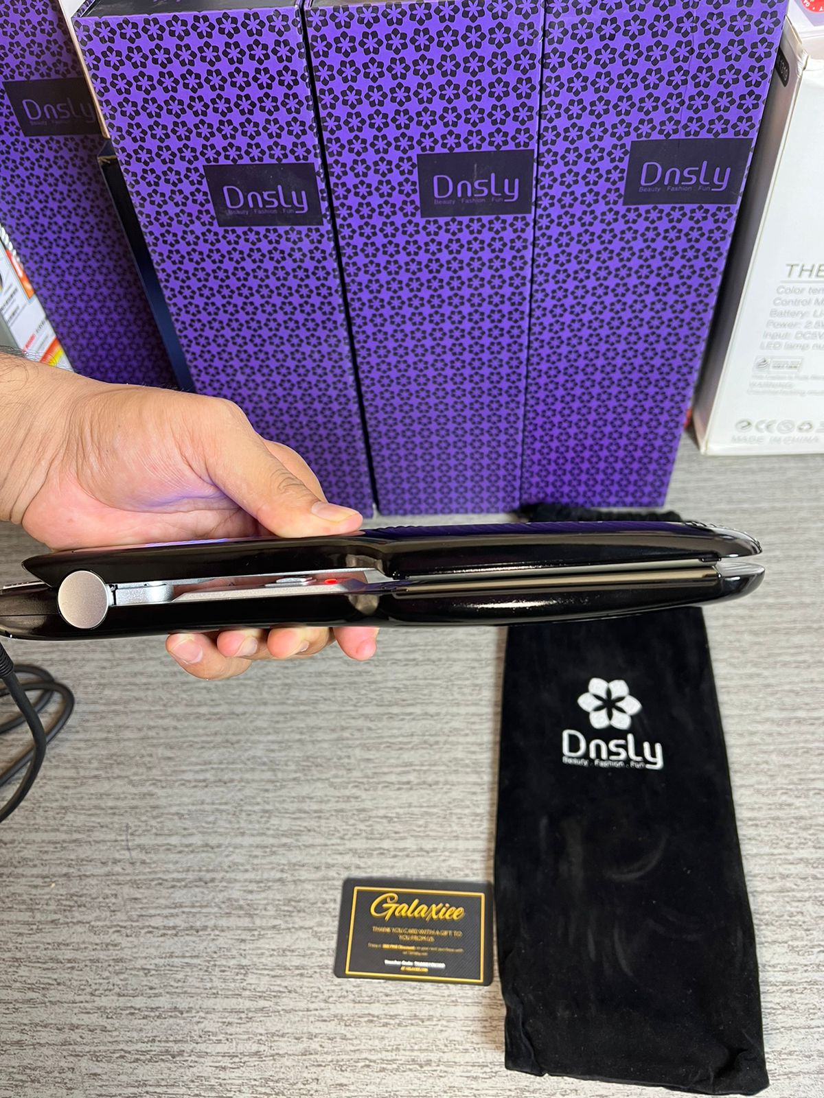 DNSLY PROFESSIONAL Flat Iron Titanium Hair Straightener - Galaxiee.com