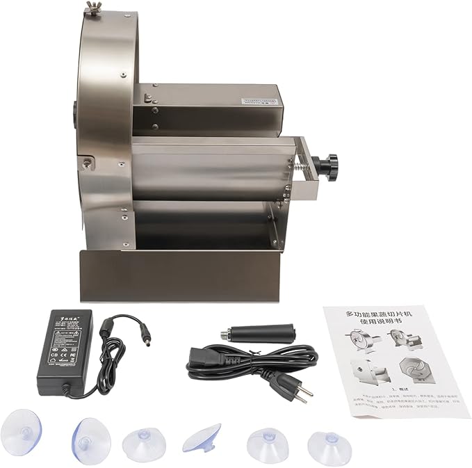 Electric Food Slicer, 40W Commercial Electric Vegetable Lemon Slicer - Buy Online Pakistan | Galaxiee.com