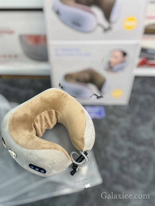 Electric Neck Massage Pillow Rechargeable Shiatsu Massager - Buy Online Pakistan | Galaxiee.com