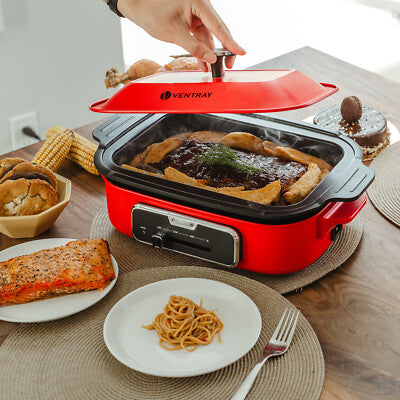 Feuerdesign Multifunction Electric Hot Pot | Grill, Fry & Cook in One - Buy Online Pakistan | Galaxiee.com
