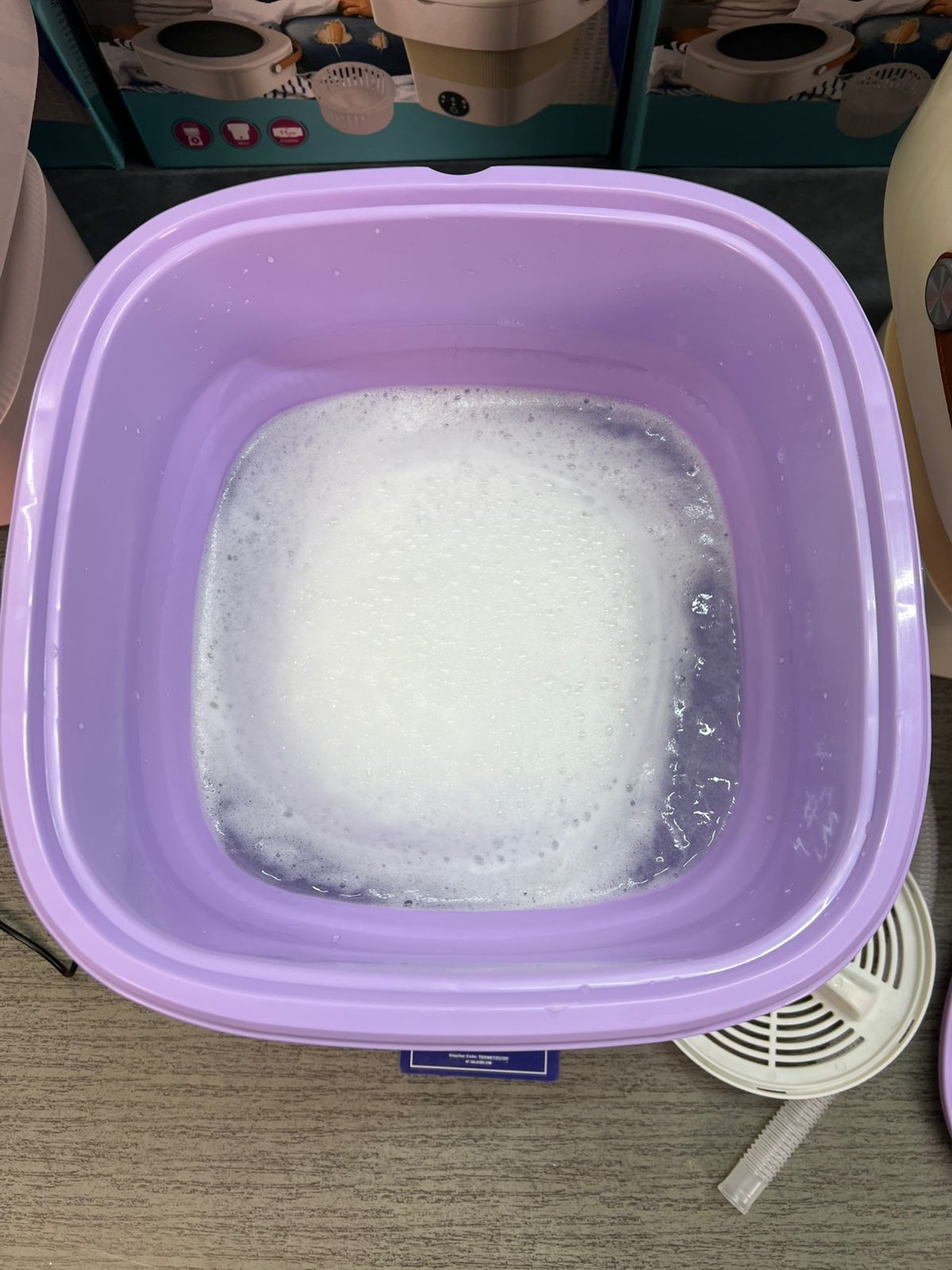 Folding Mini Portable Washing Machine - Deep Cleaning, Half Automatic - Galaxiee.com