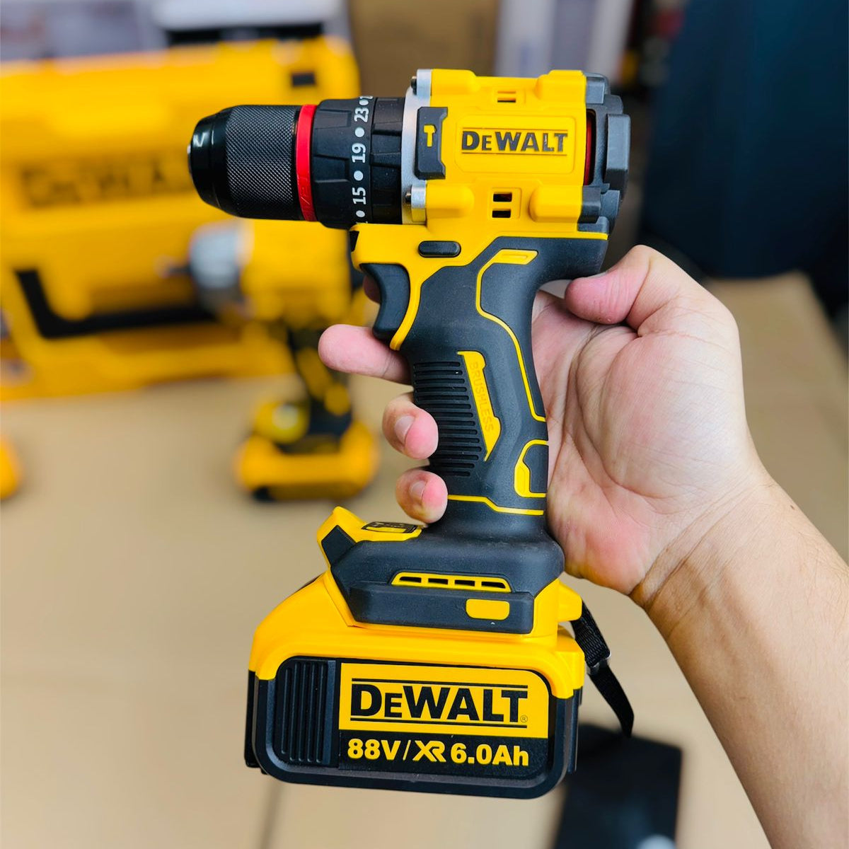 DeWalt 2‑in‑1 Drill & Impact Wrench – 88 V 6.0 Ah, - Buy Online Pakistan | Galaxiee.com