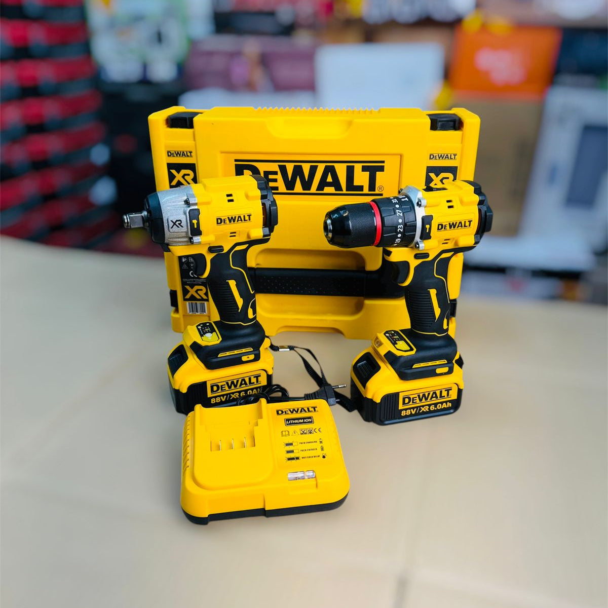 DeWalt 2‑in‑1 Drill & Impact Wrench – 88 V 6.0 Ah, - Buy Online Pakistan | Galaxiee.com
